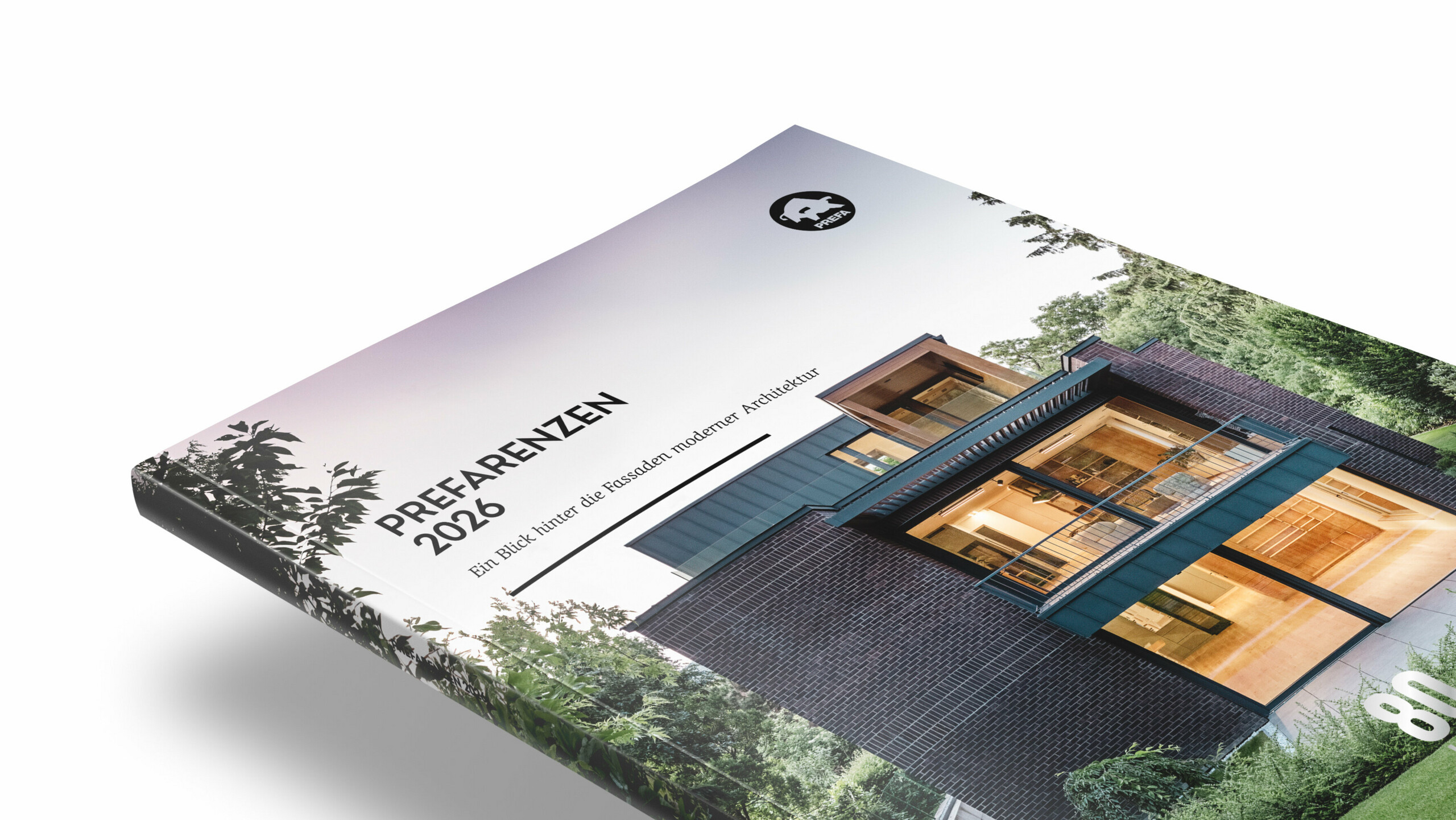 Bild des Prefarenzen Buches der Ausgabe vom Jahr 2024 auf weißem Hintergrund. Am Cover ist ein Haus der Prefarenzen abgebildet. 