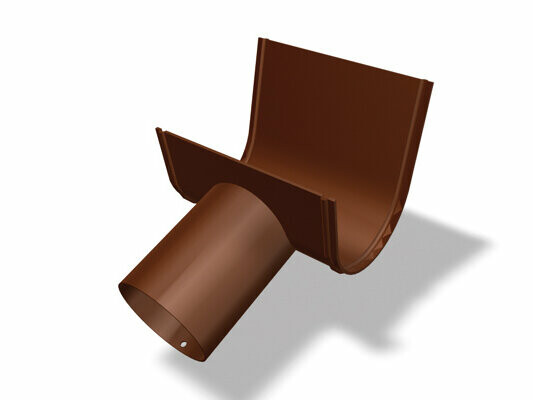 PREFA Sztucer boczny do rynny półokrągłej