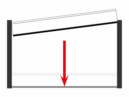 Ochrona przeciwpowodziowa PREFA, montaż pierwszej belki zapory z uszczelnieniem dolnym