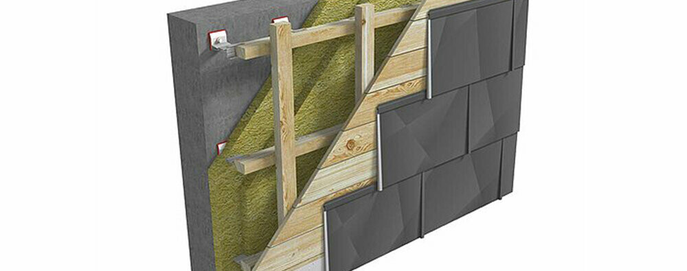 Montaż panelu elewacyjnego FX.12 na deskowaniu pełnym