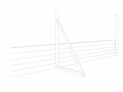 Montaż systemu ochrony przeciwpowodziowej PREFA i zakładanie wsporników
